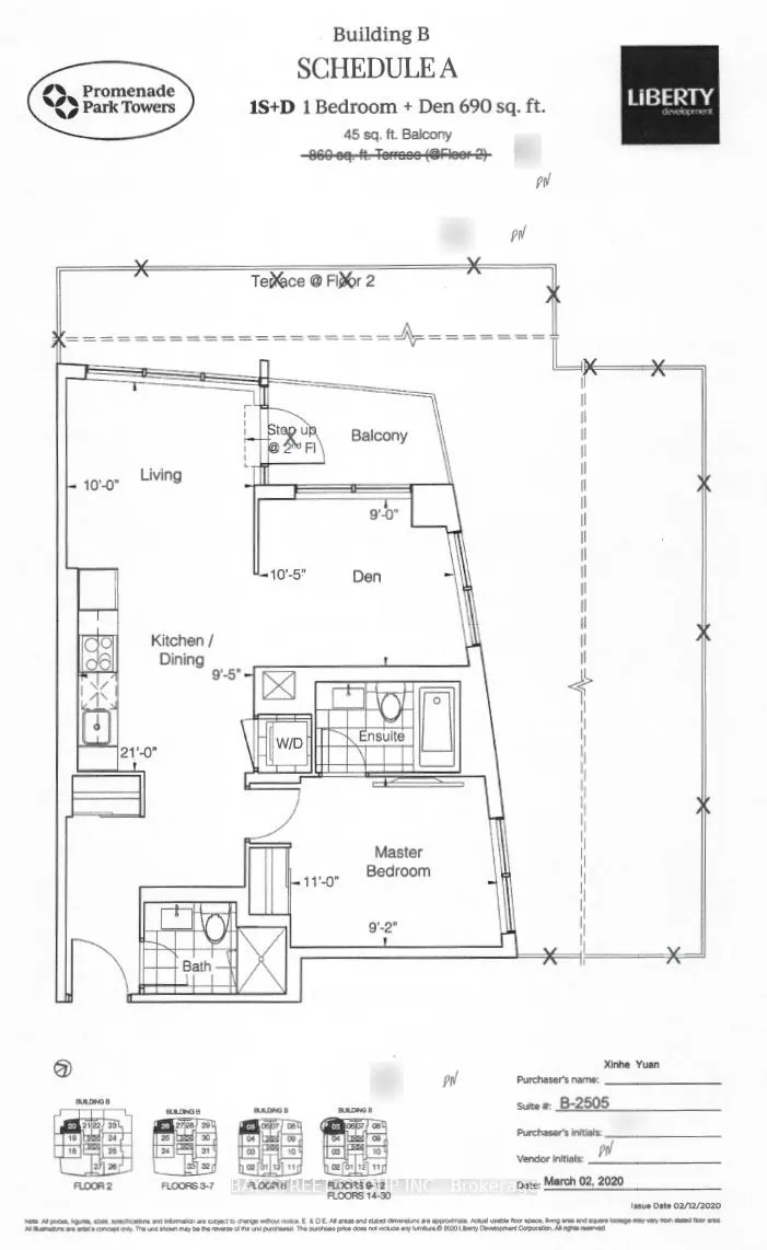 Photo 2 of Unit B-2505, 50 Upper Mall Way, Vaughan, Brownridge — HOMEH