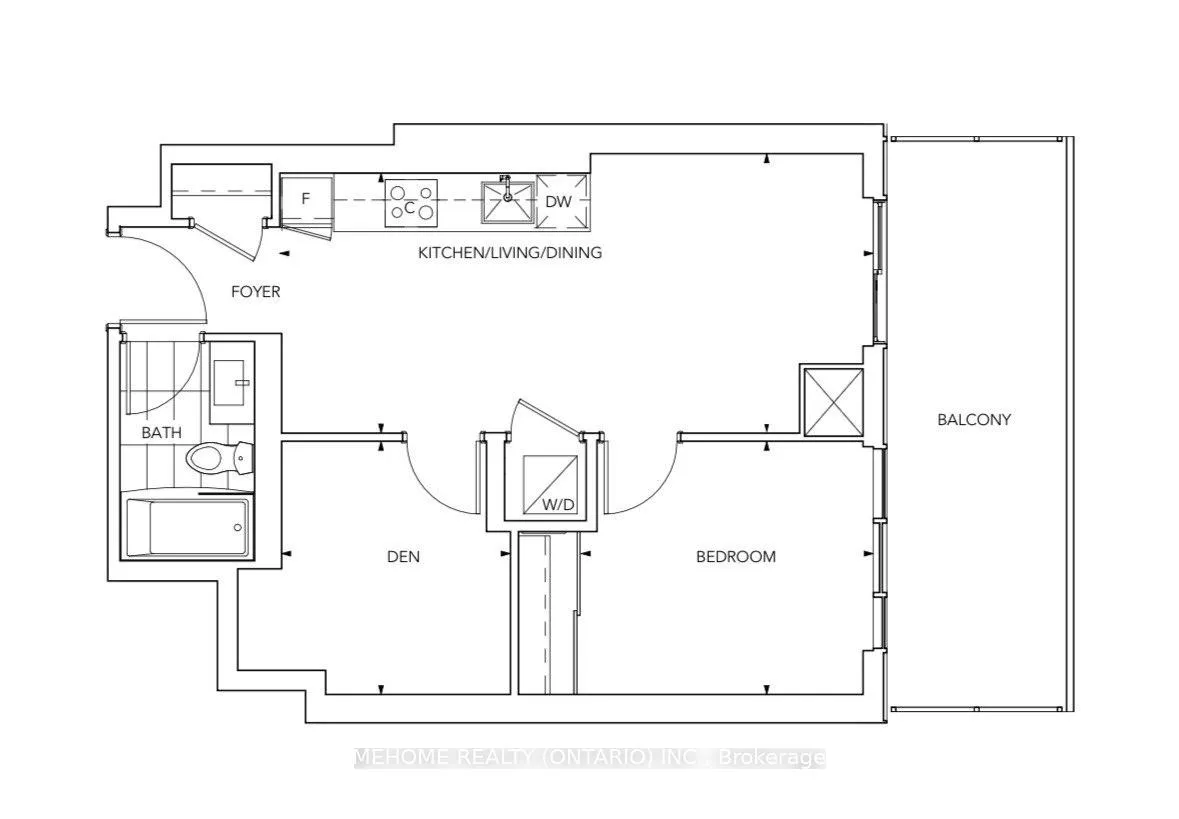 Front of Unit #709, 28 Interchange Way