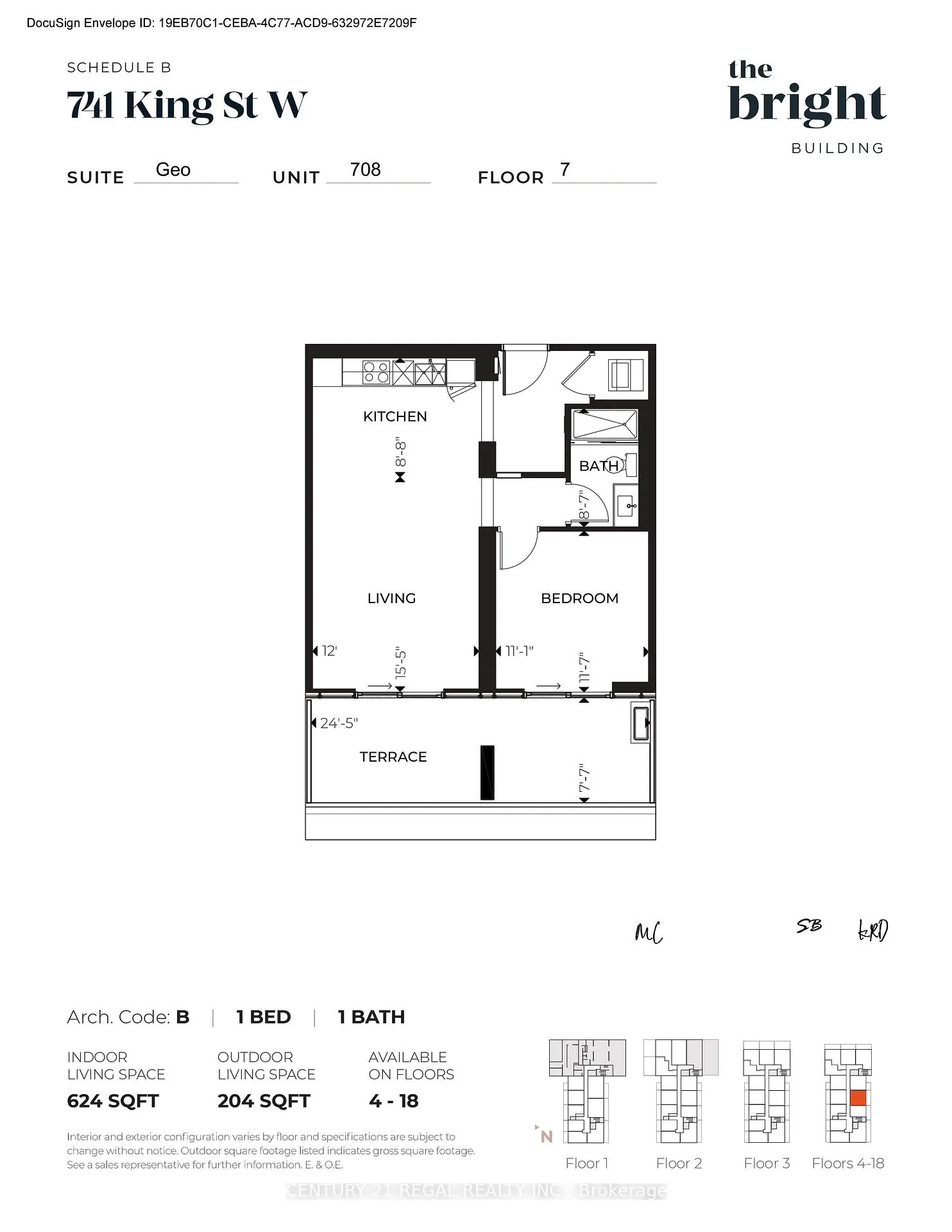 Photo 2 of Unit 708, 741 King Street W, Kitchener, KW Hospital — HOMEH