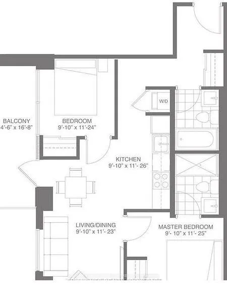 Photo 10 of Unit 1202, 60 Frederick Street, Waterloo — HOMEH