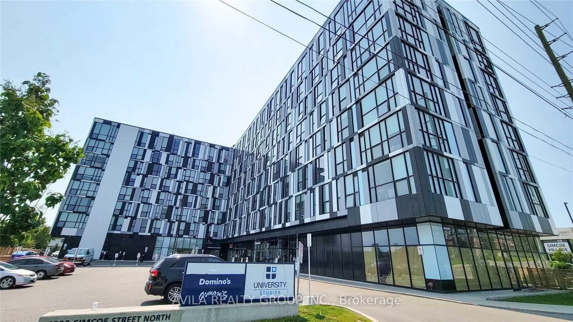 Front of Unit 615, 1900 Simcoe Street N