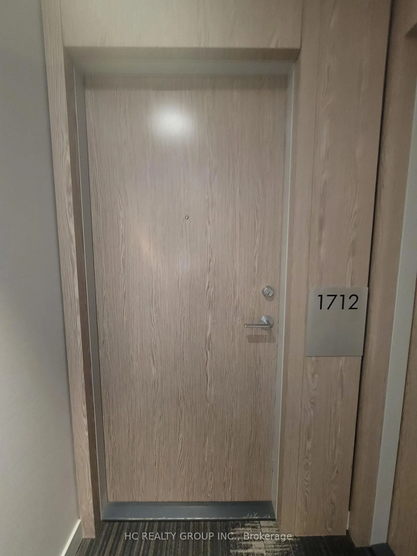 Front of Unit 1712, 215 Queen Street W