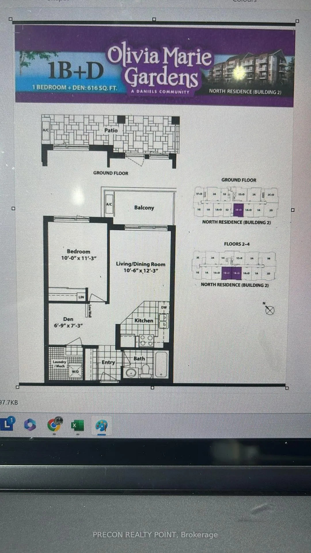Photo 2 of Unit 107, 54 Sky Harbour Drive, Brampton, Bram West — HOMEH