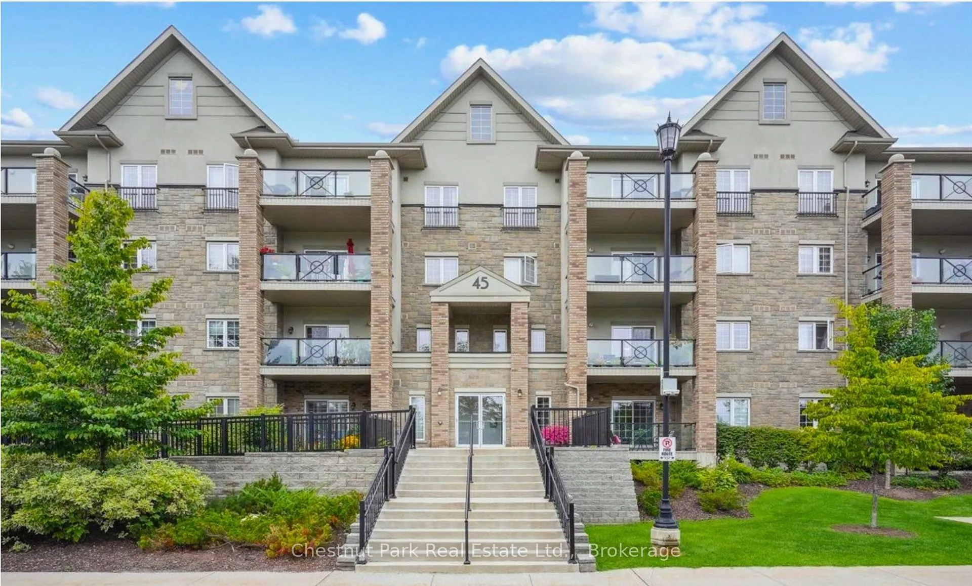 Front of Unit 104, 45 Ferndale Drive S