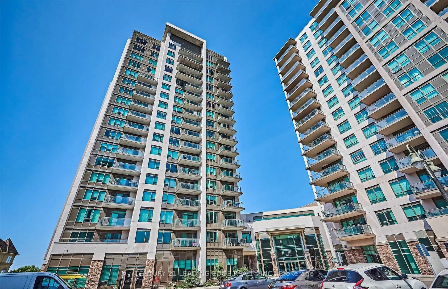 Front of Unit 1302, 1215 Bayly Street