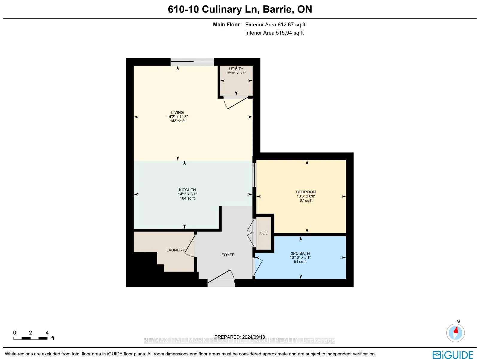 Photo 12 of Unit 610, 10 Culinary Lane, Barrie, Rural Barrie Southeast — HOMEH