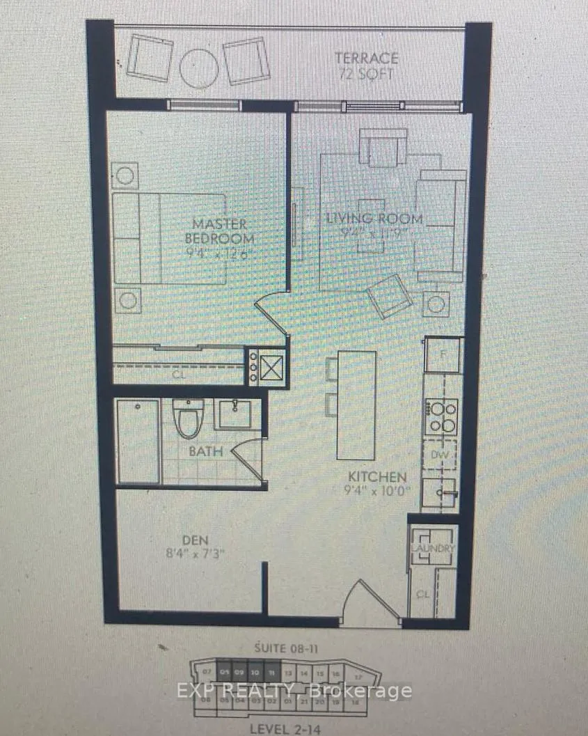 Front of Unit 611, 2782 Barton Street E