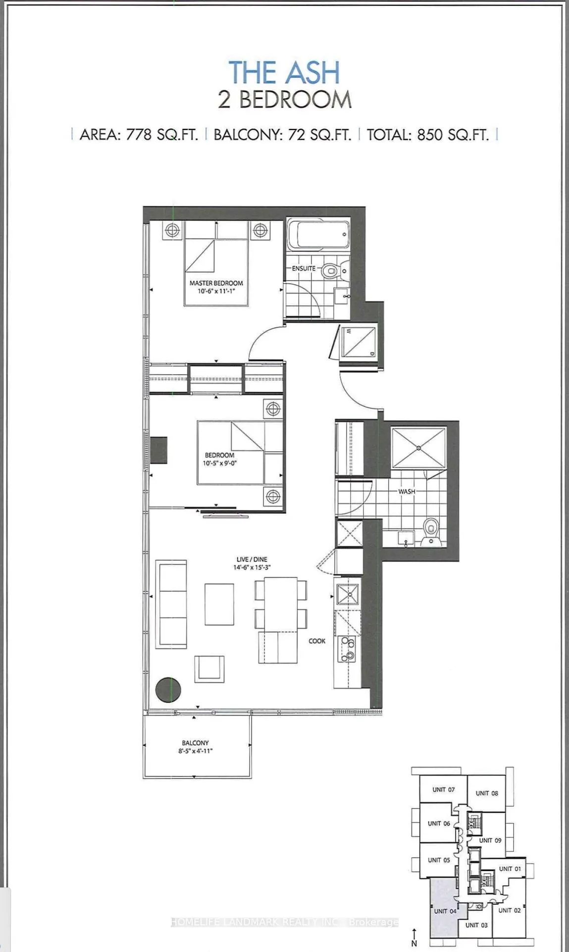 Front of Unit 1204, 75 St Nicholas Street