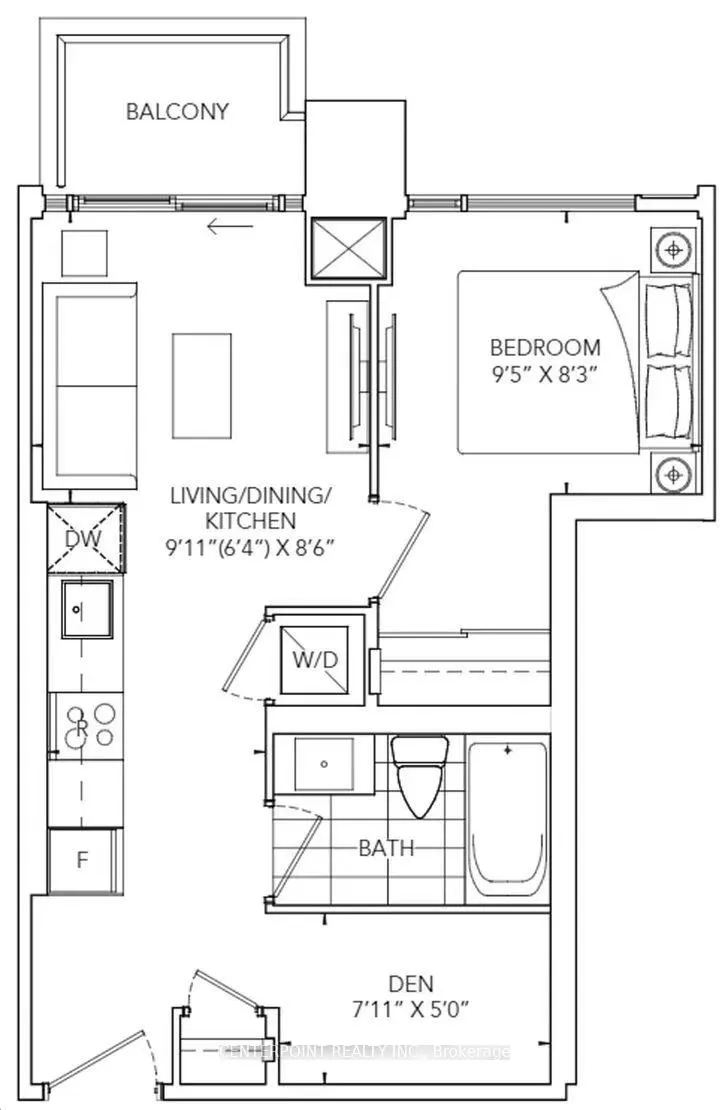 Front of Unit 1001, 60 Honeycrisp Crescent