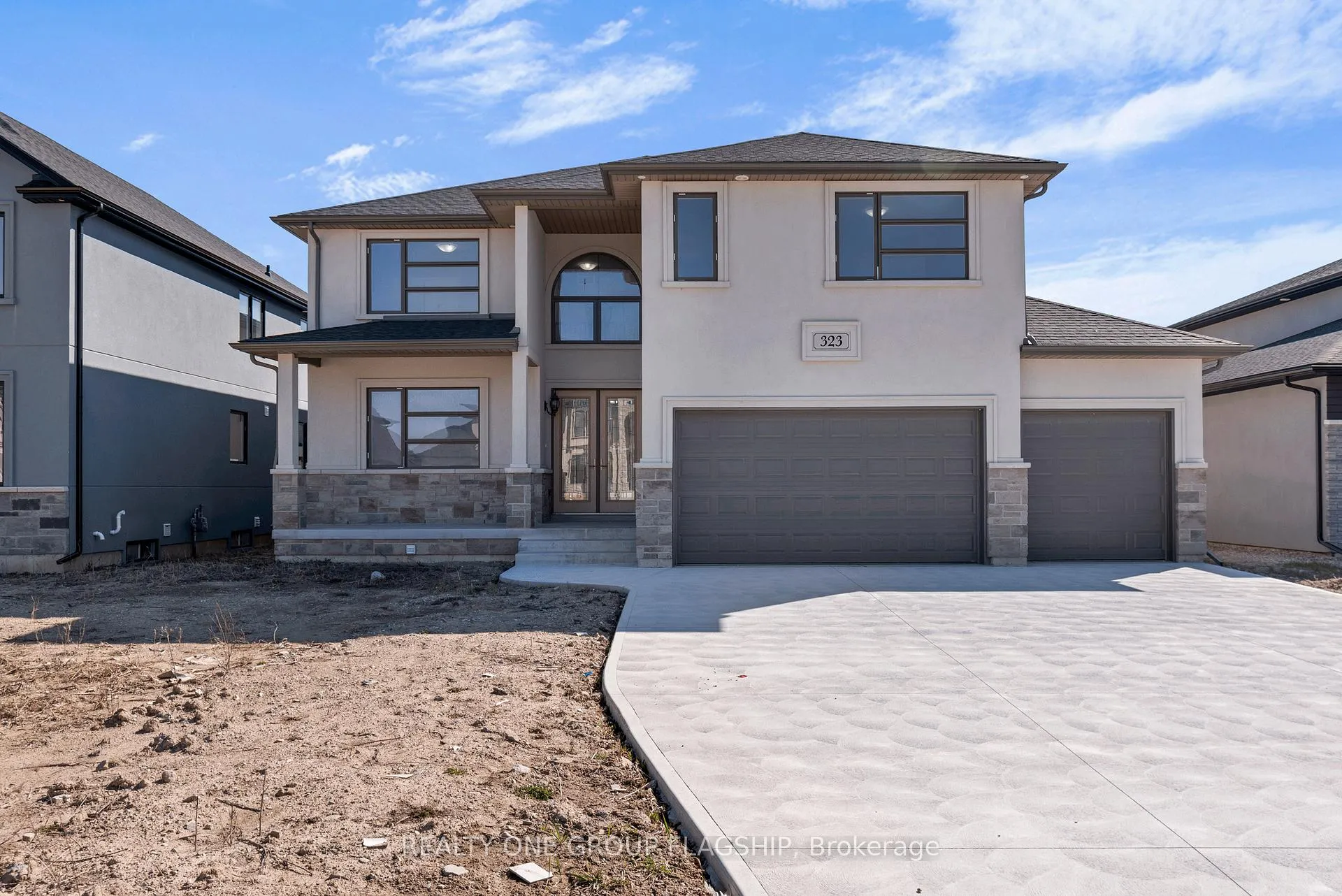 Front of 323 Benson Court