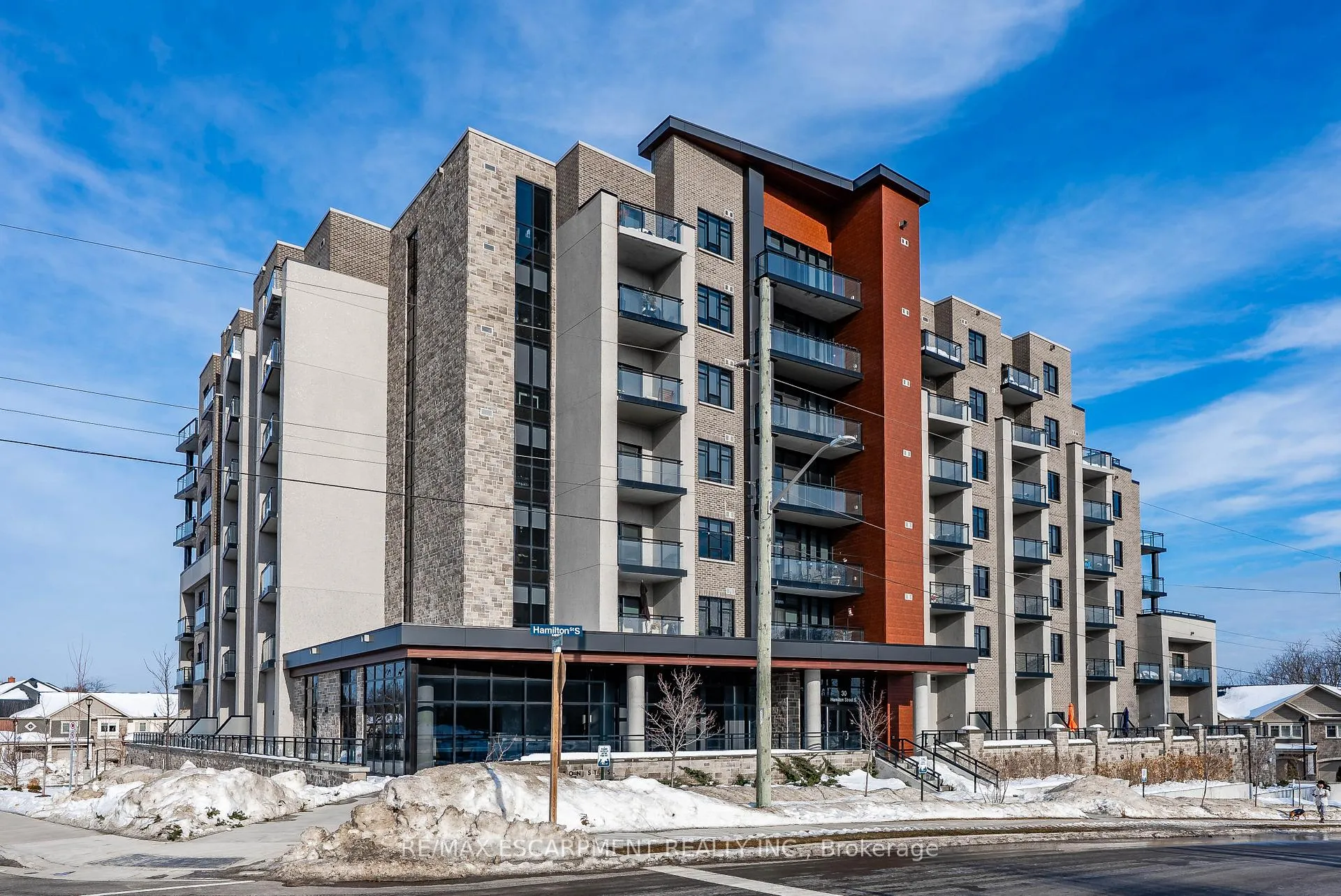 Front of Unit 703, 30 Hamilton Street S