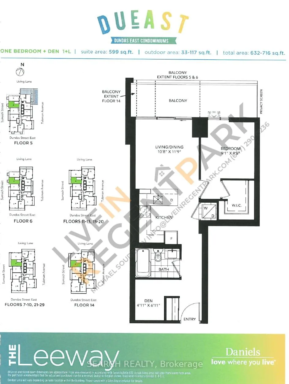 Photo 35 of Unit 1108, 225 Sumach Street, Toronto, Regent Park — HOMEH
