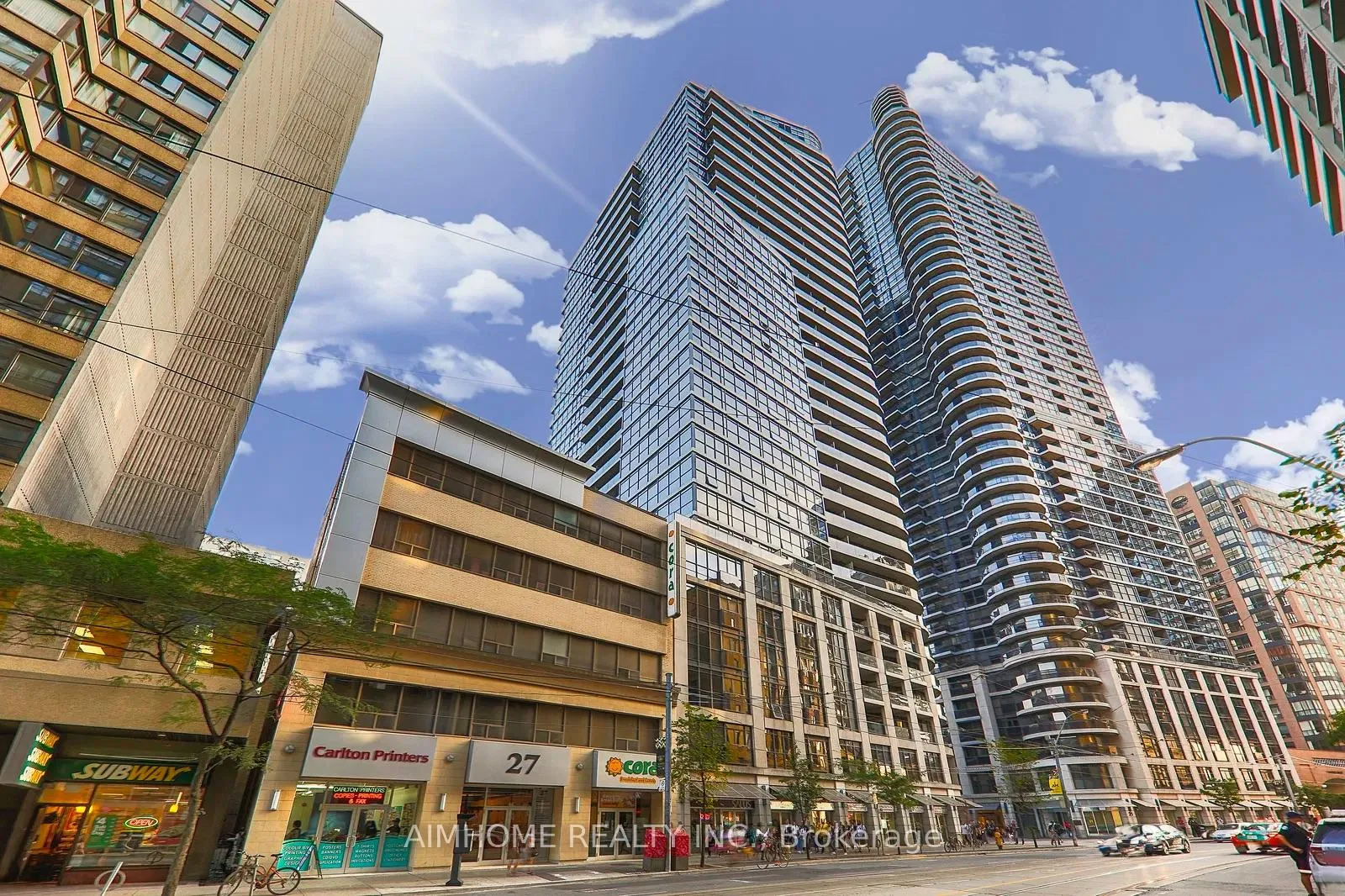 Front of Unit 2506, 25 Carlton Street