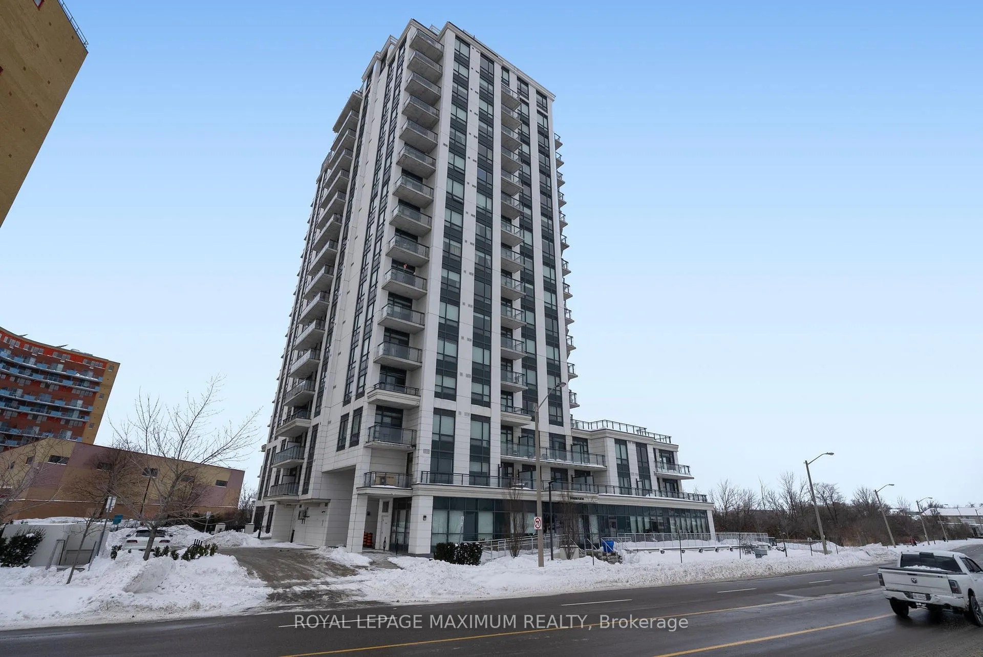 Front of Unit 1503, 840 Queens Plate Drive