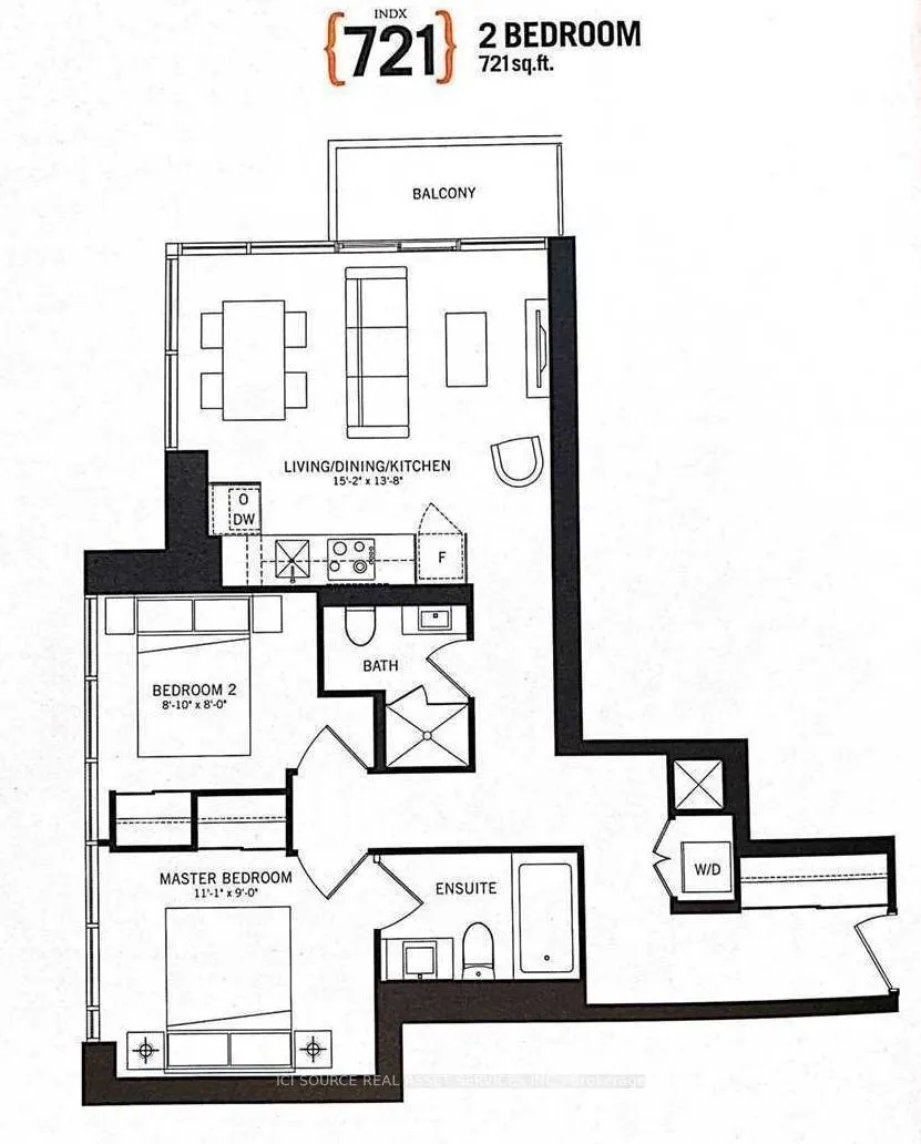 Front of Unit 2115, 70 Temperance Street