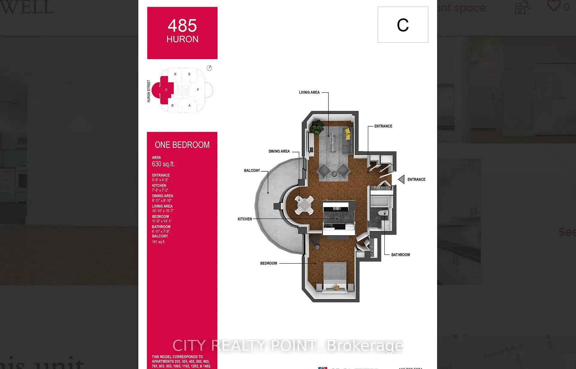 Photo 18 of Unit 503, 485 Huron Street, Toronto, The Annex — HOMEH