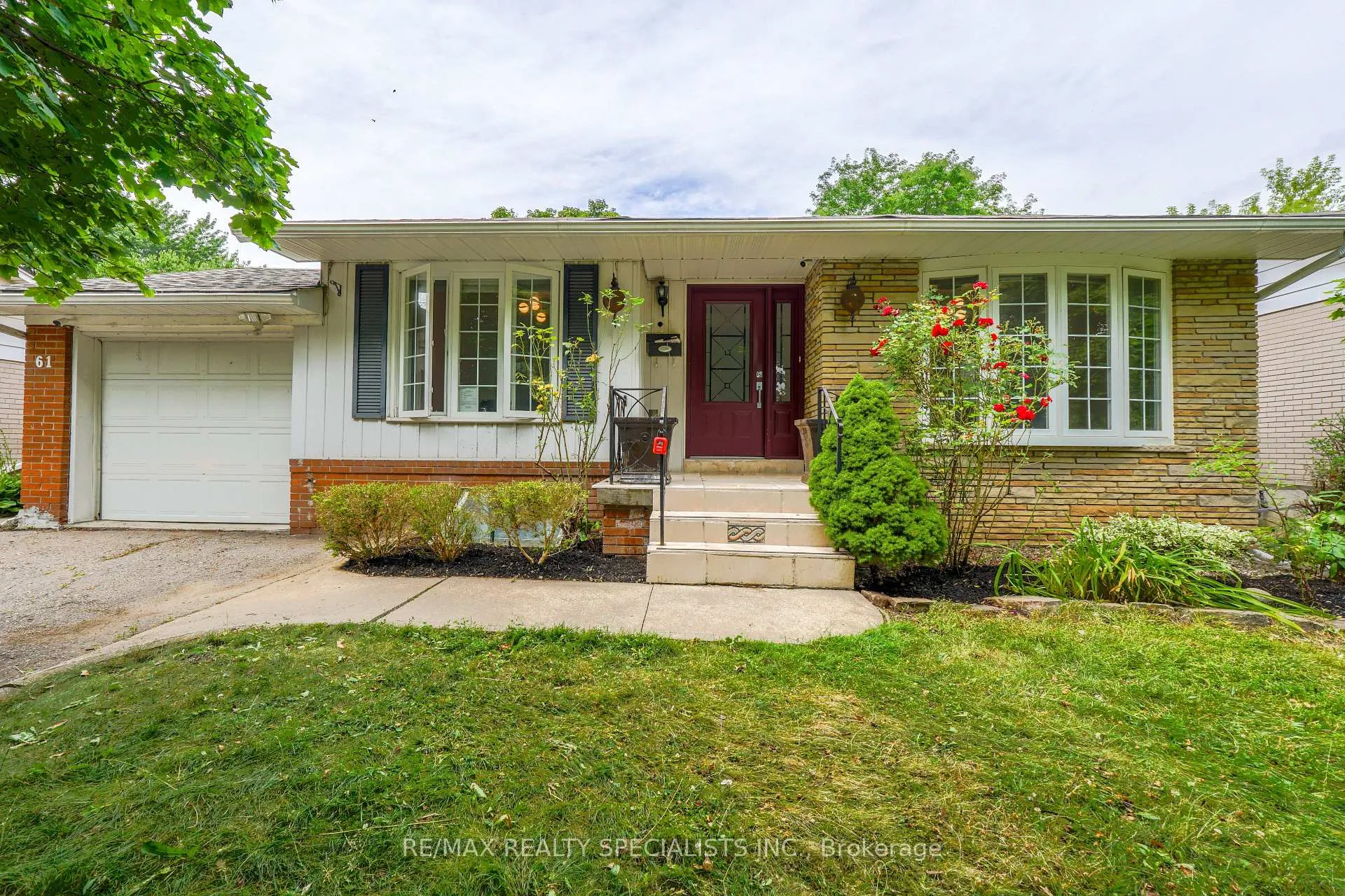 Front of 61 Ambleside Drive