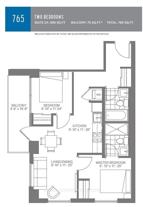 Photo 8 of Unit 802, 60 Frederick Street, Kitchener, City Commercial Core — HOMEH