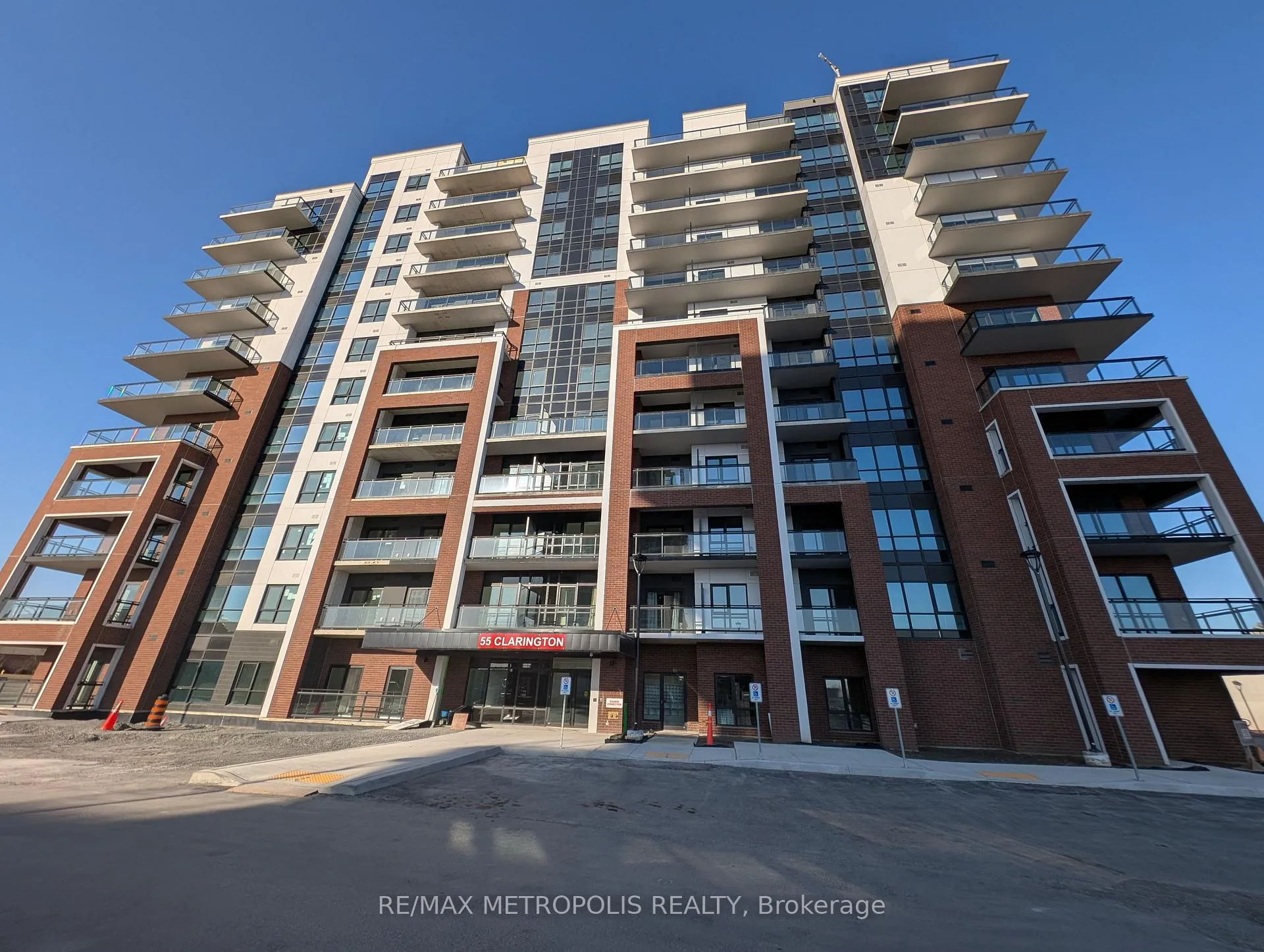 Front of Unit 207, 55 Clarington Boulevard
