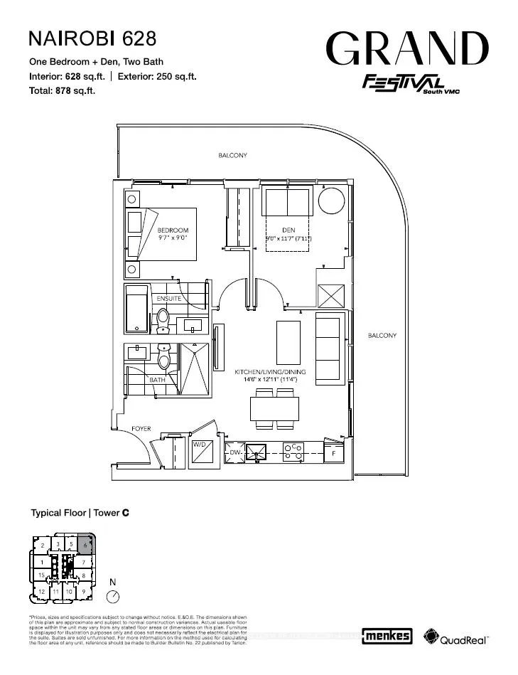 Photo 12 of Unit 2306, 8 Interchange Way, Vaughan, Vaughan Corporate Centre — HOMEH