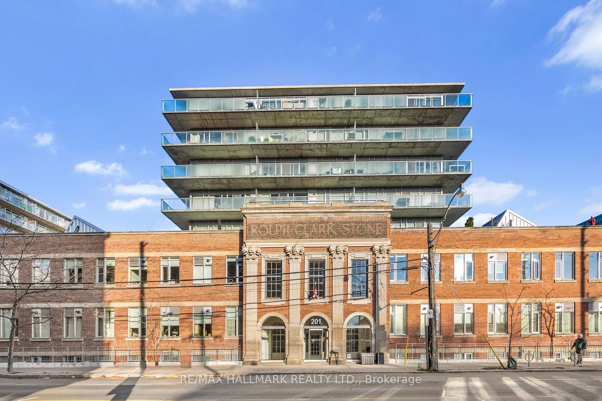 Front of Unit 231, 201 Carlaw Avenue