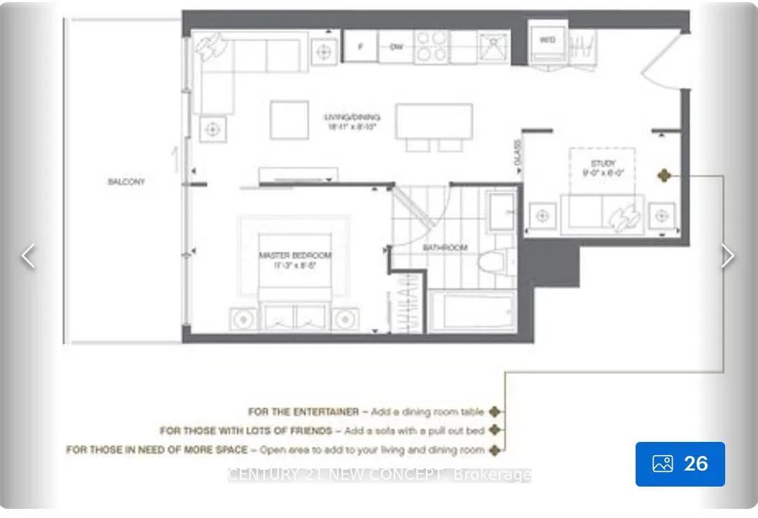 Photo 9 of Unit 4011, 3 Gloucester Street, Toronto, Church-Yonge Corridor — HOMEH
