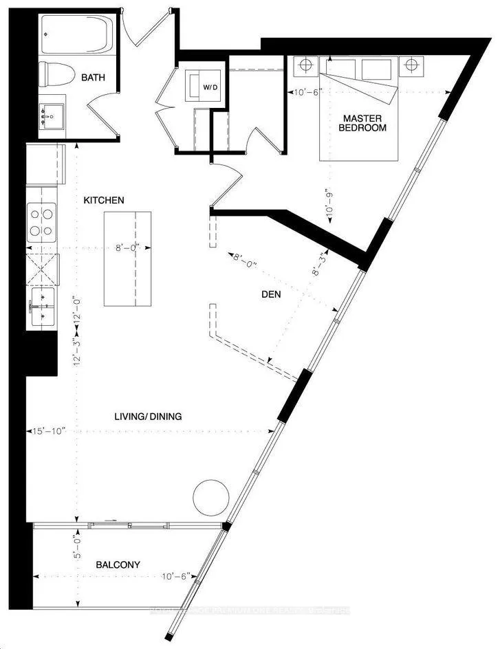 Photo 2 of Unit 806, 1 The Esplanade, Toronto, Waterfront Communities — HOMEH