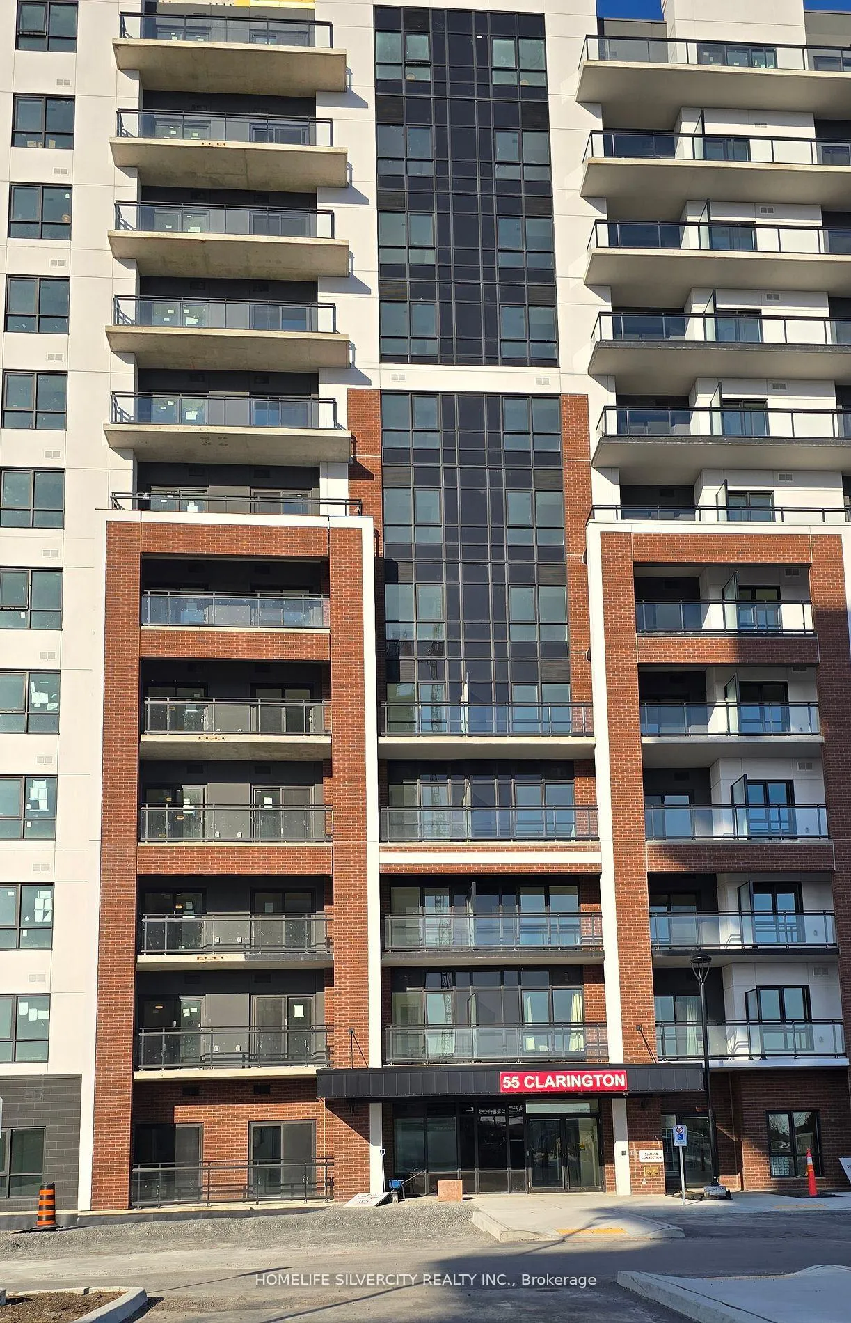 Front of Unit 208, 55 Clarington Boulevard