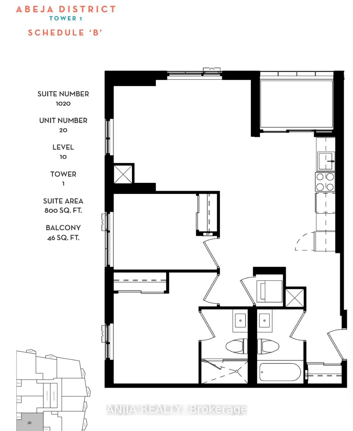 Photo 15 of Unit 1020, 10 Abeja Street, Vaughan, Concord — HOMEH