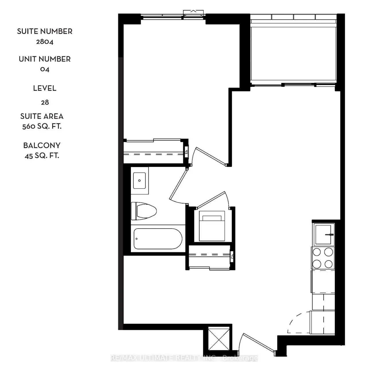 Photo 6 of Unit 2804, 498 Caldari Road, Vaughan, Concord — HOMEH
