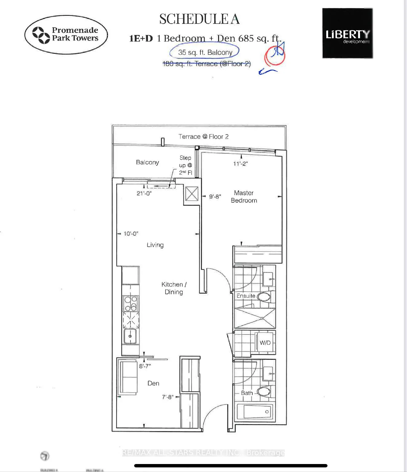 Photo 18 of Unit A 1504, 30 Upper Mall Way, Vaughan, Brownridge — HOMEH