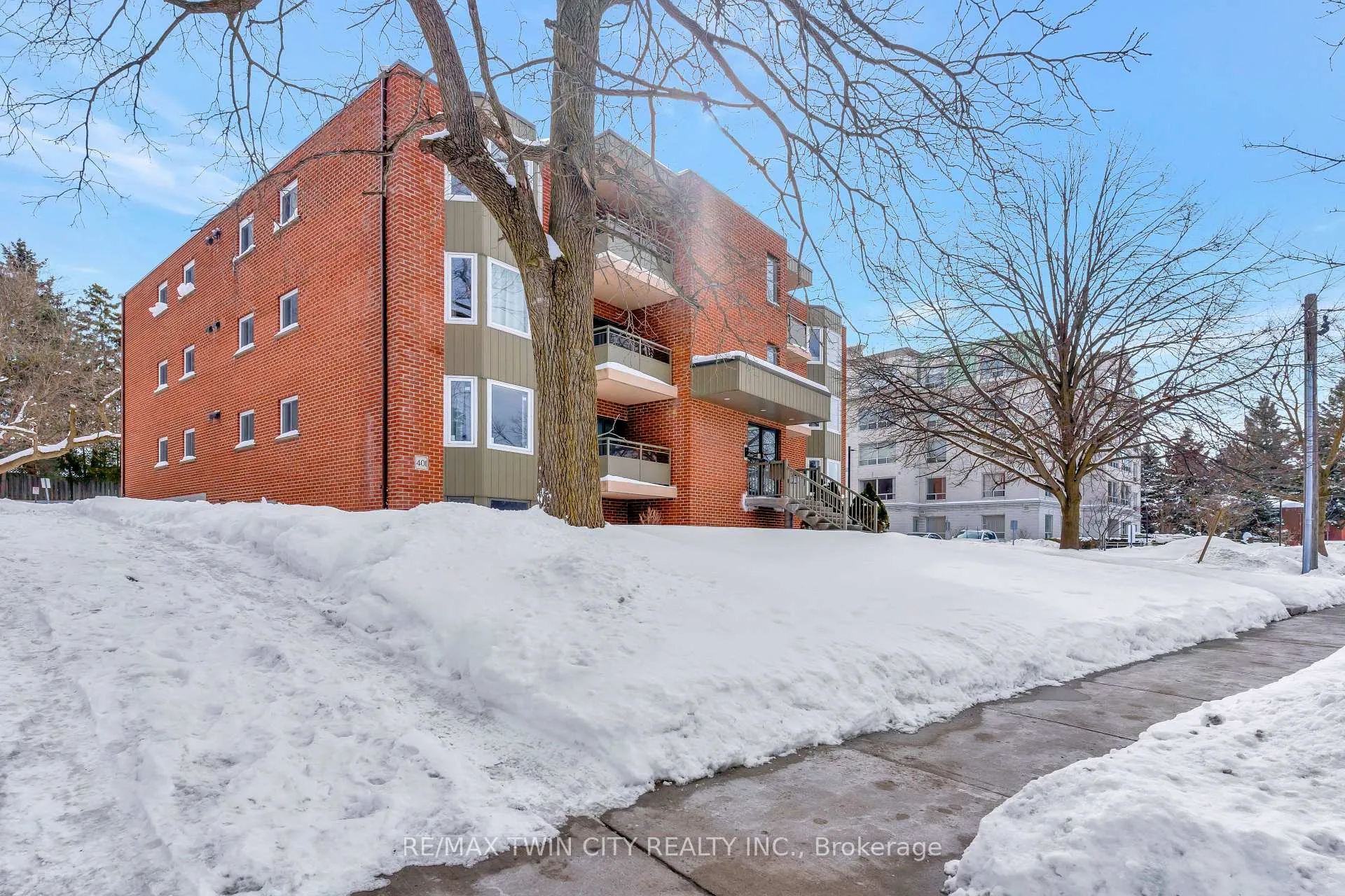 Front of Unit 203, 401 Erb Street