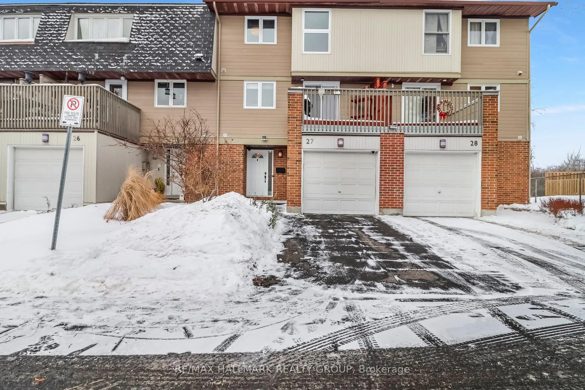 Front of Unit 27, 3205 Uplands Drive