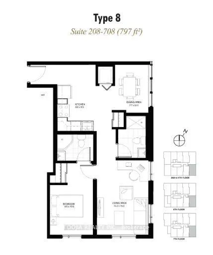 Front of Unit 608, 246 Lester Street