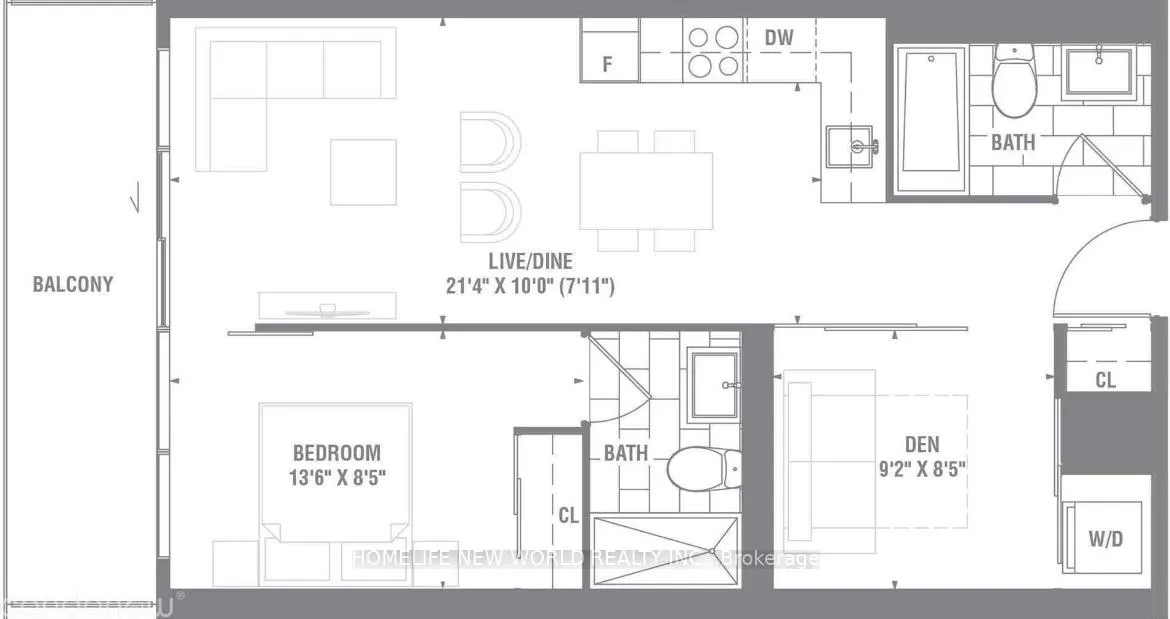 Photo 11 of Unit 516, 15 Queens Quay E, Toronto, Waterfront Communities — HOMEH