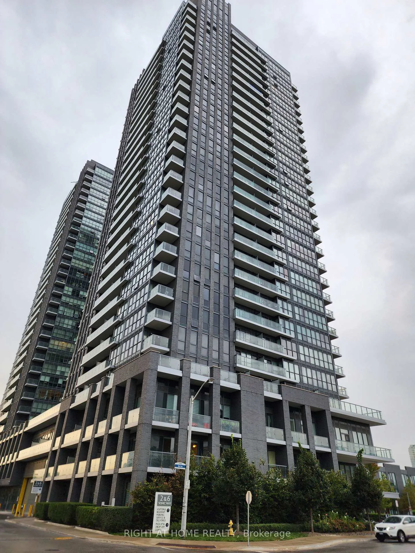 Front of Unit 102, 2 Sonic Way