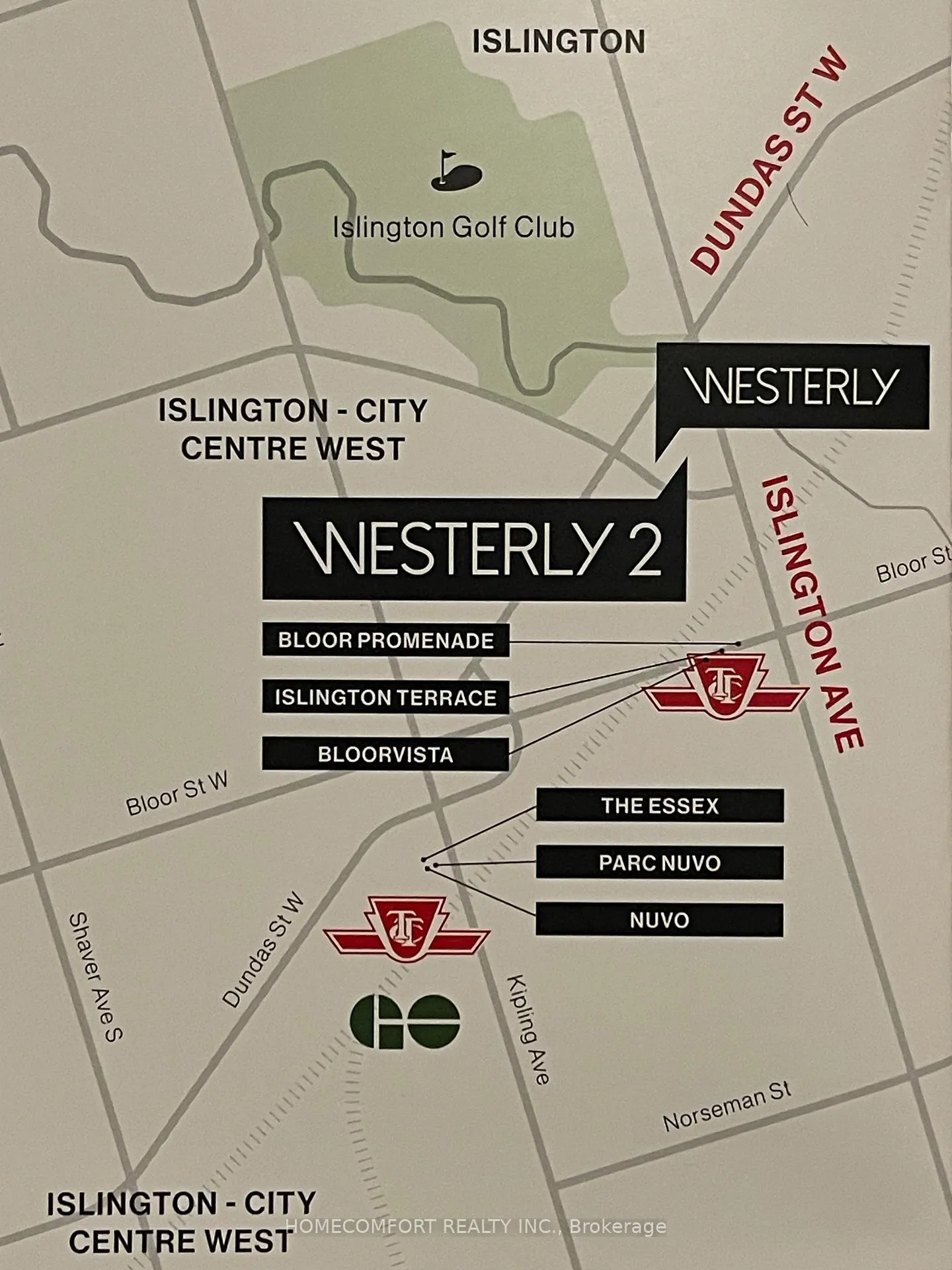 Photo 2 of Unit 2512, 60 Central Park Road Way, Etobicoke, Islington-City Centre West — HOMEH