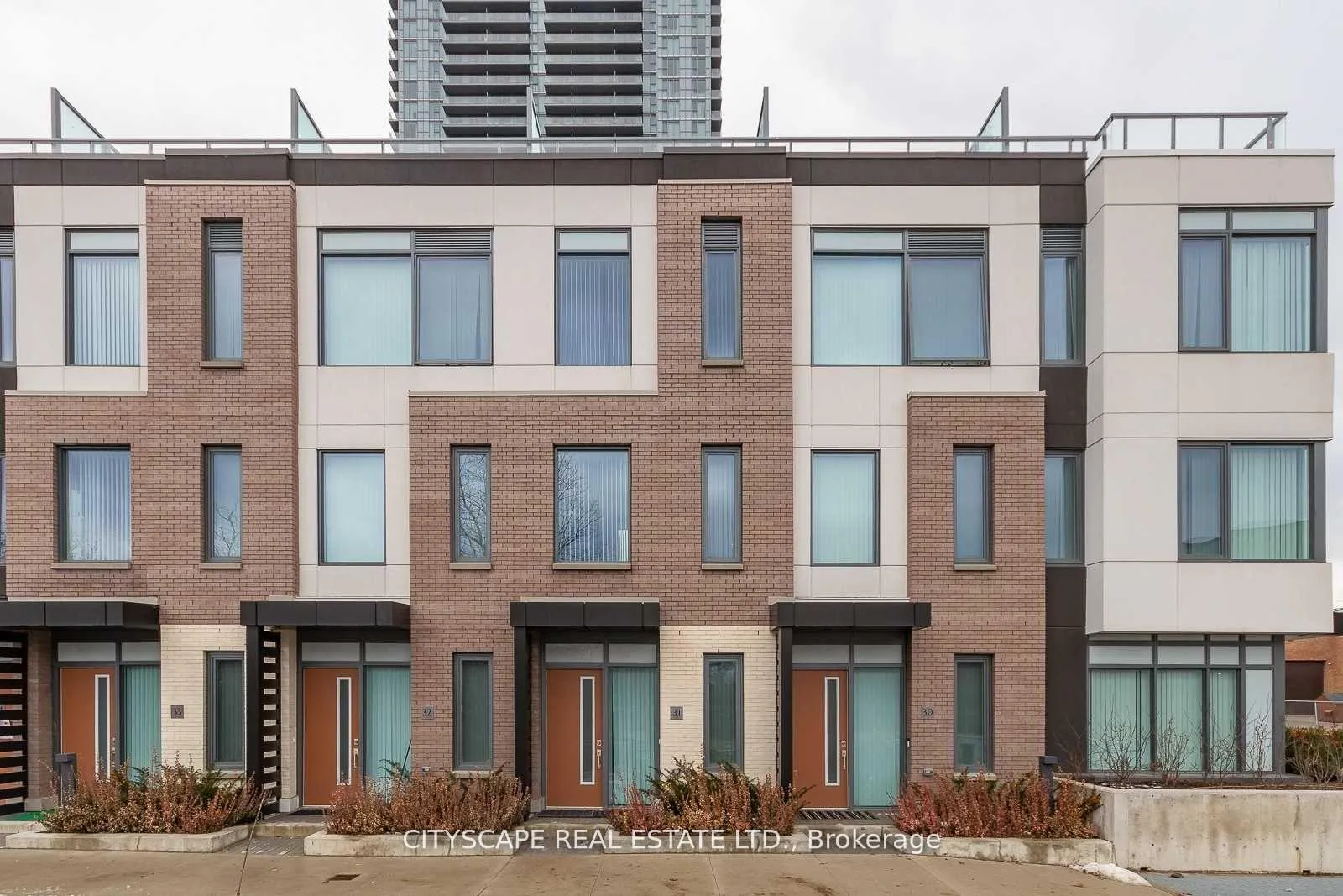 Front of Unit TH 27, 1030 Portage Parkway