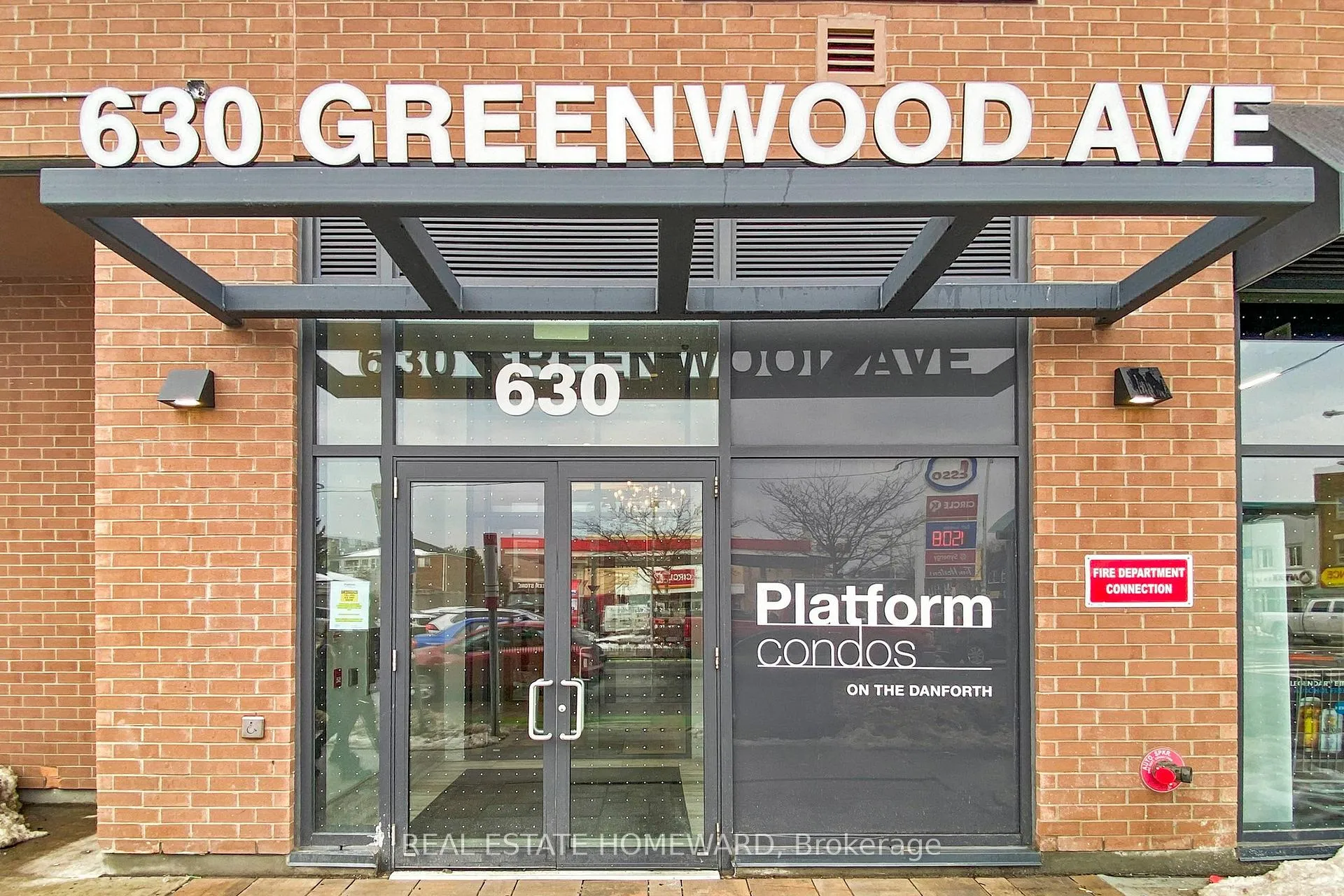 Front of Unit 707, 630 Greenwood Avenue