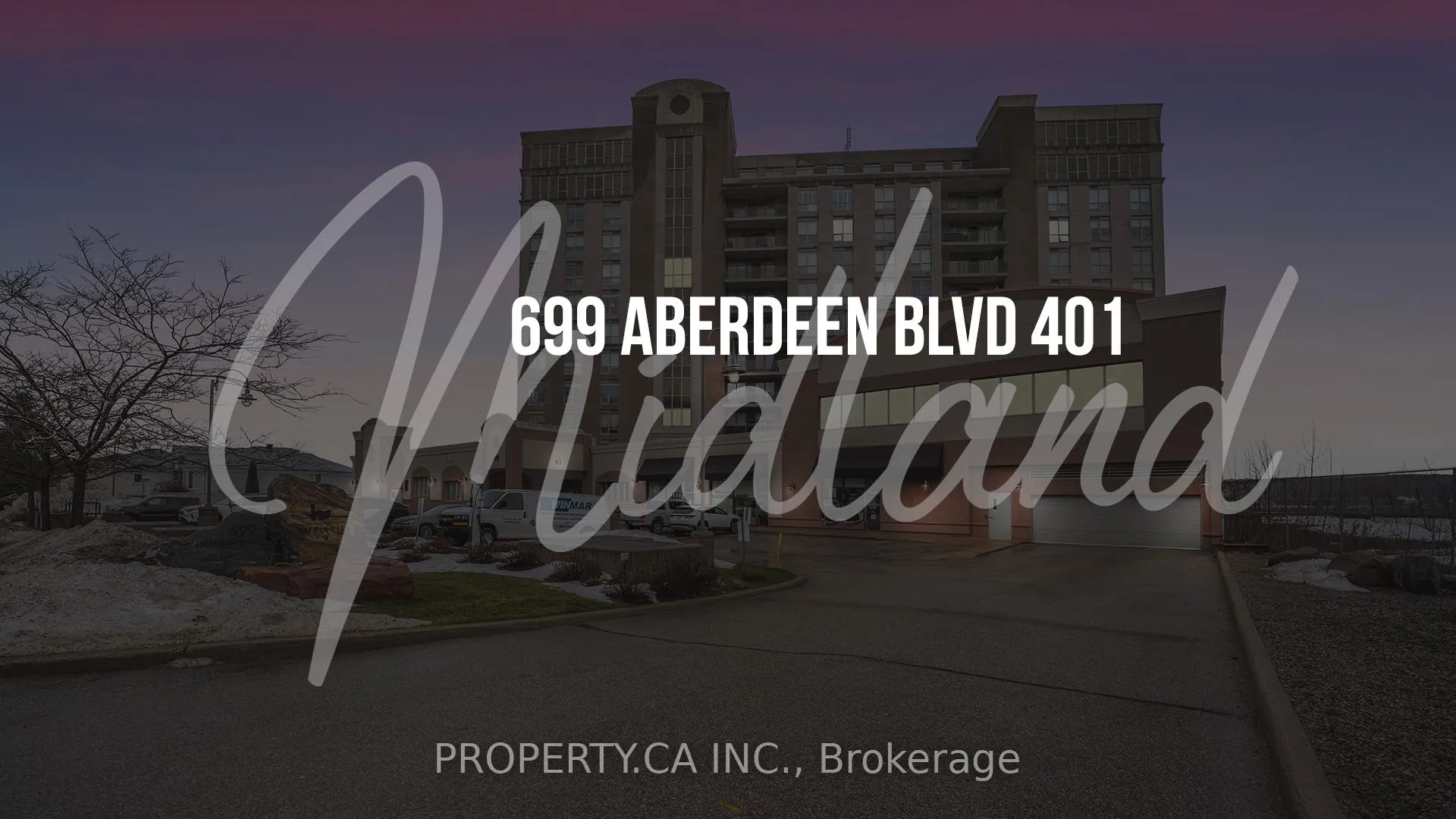 Front of Unit 401, 699 Aberdeen Boulevard