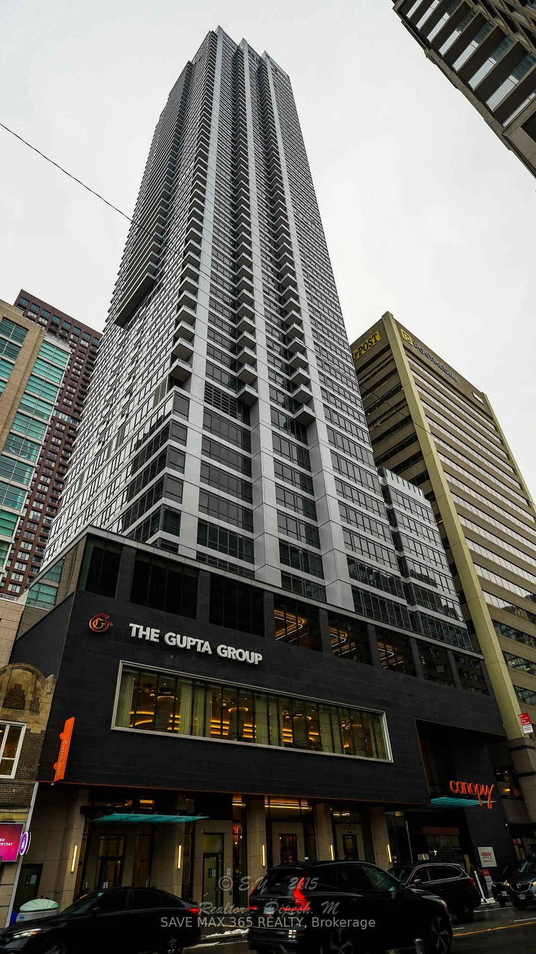 Front of Unit 2503, 395 Bloor Street E
