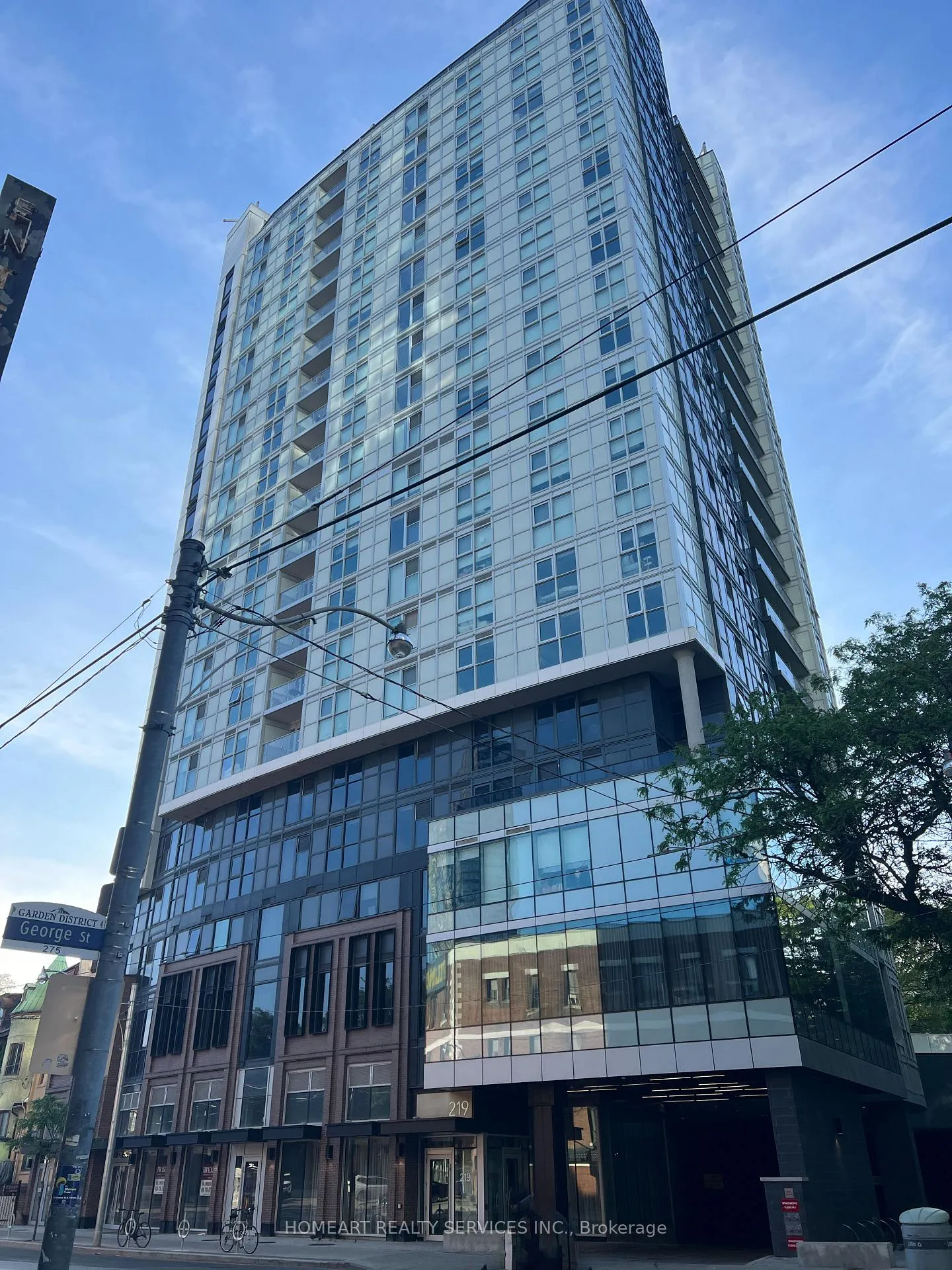 Front of Unit 801, 219 Dundas Street E