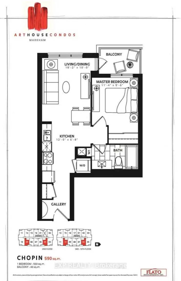 Photo 3 of Unit 1206, 9582 Markham Road, Markham, Wismer — HOMEH