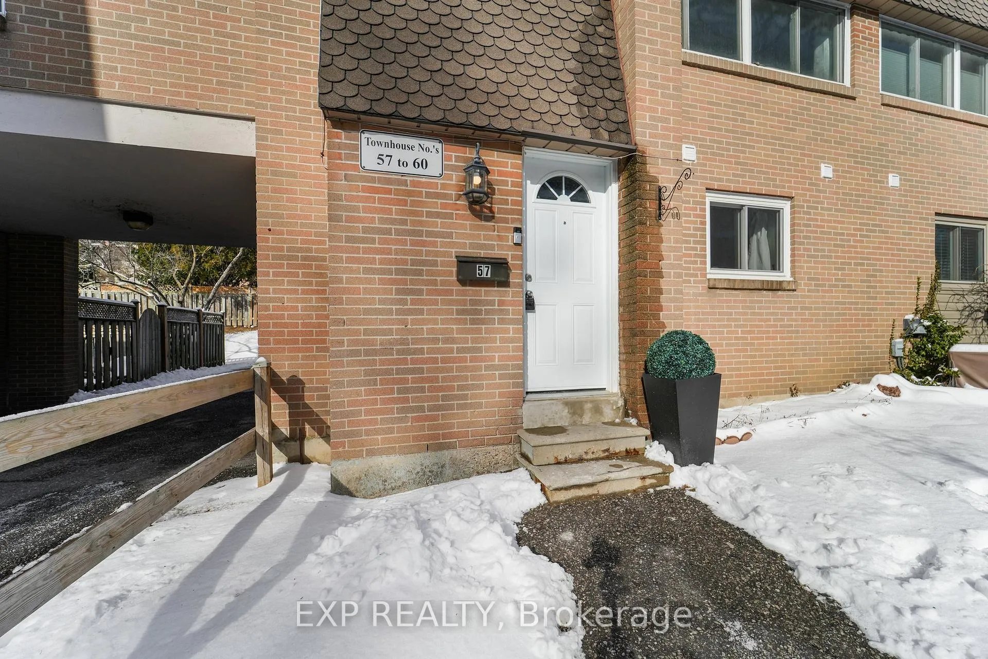 Front of Unit 57, 1235 Radom Street