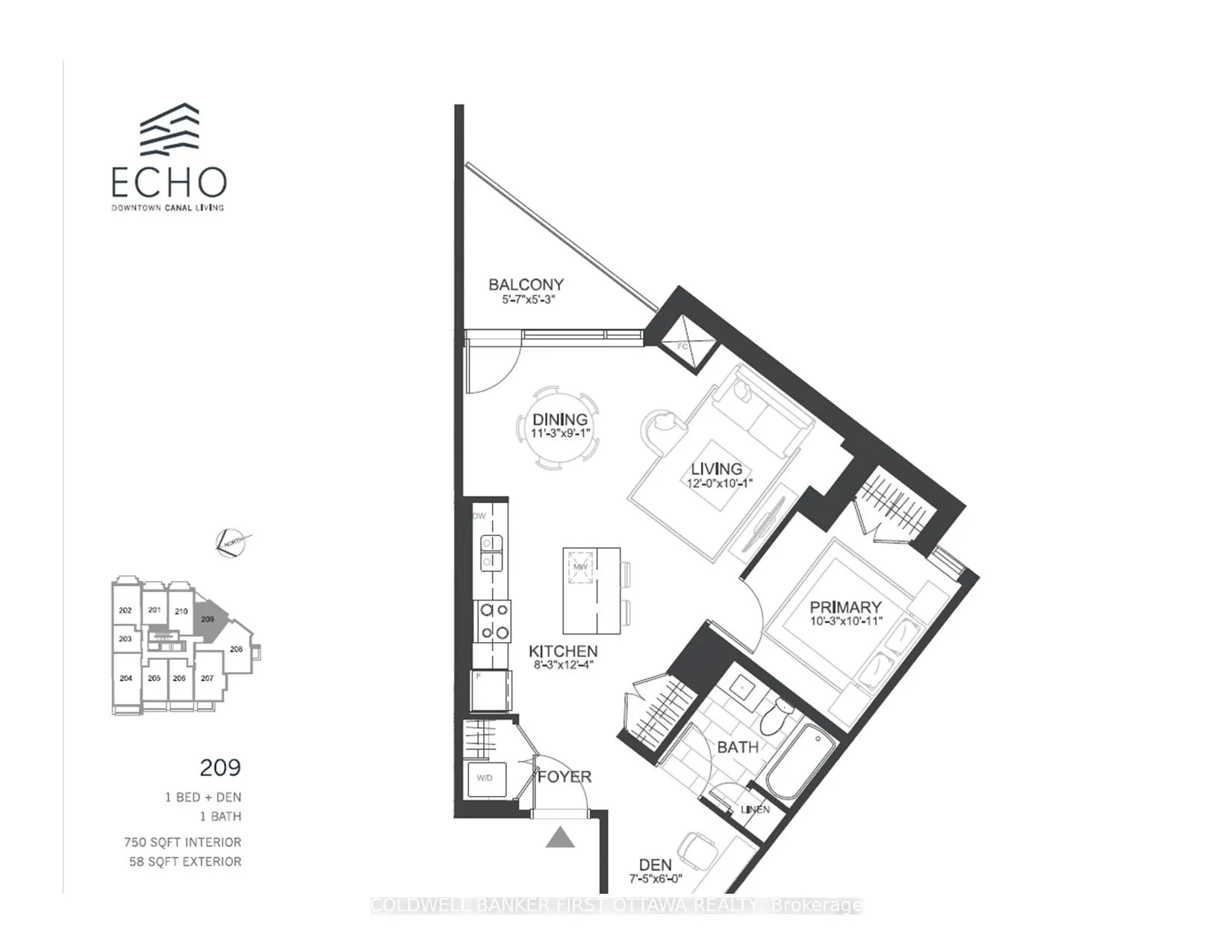 Photo 10 of Unit 209, 115 Echo Drive, Ottawa, Ottawa East — HOMEH