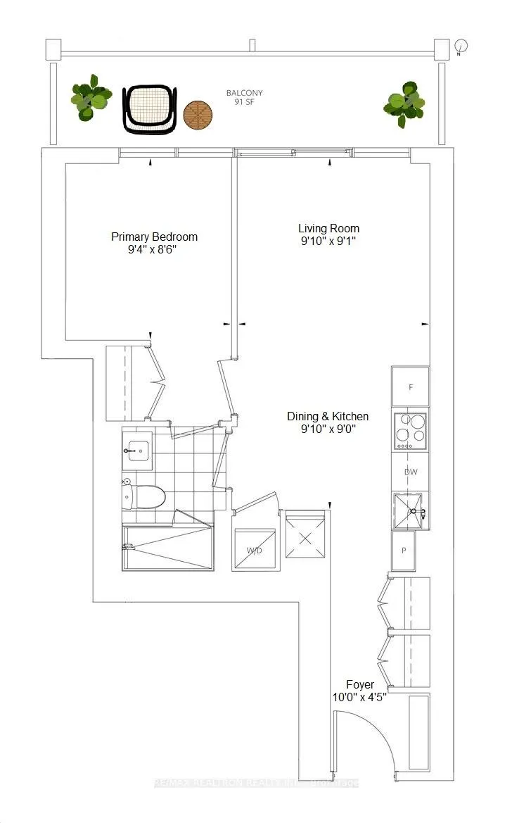 Front of Unit 1606, 88 Queen Street E