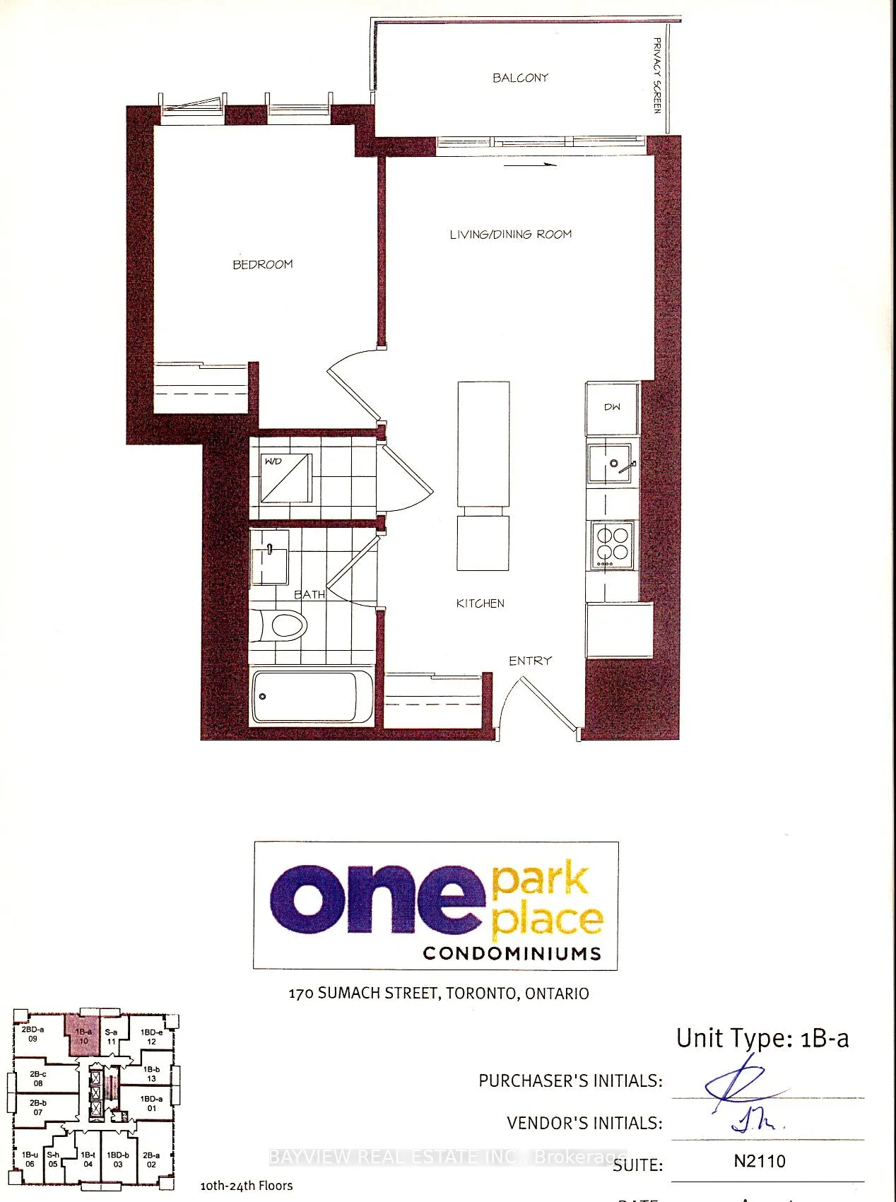 Photo 4 of Unit 2110, 170 Sumach Street, Toronto, Regent Park — HOMEH