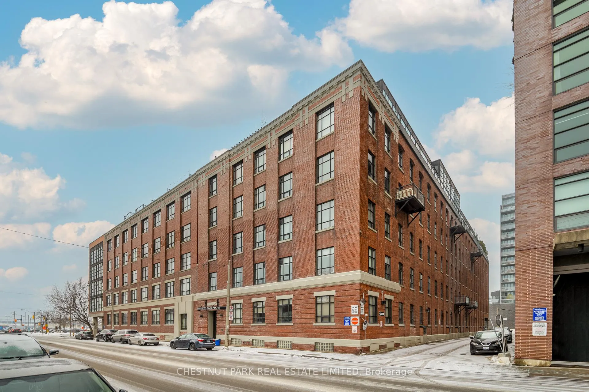 Front of Unit 520, 68 Broadview Avenue