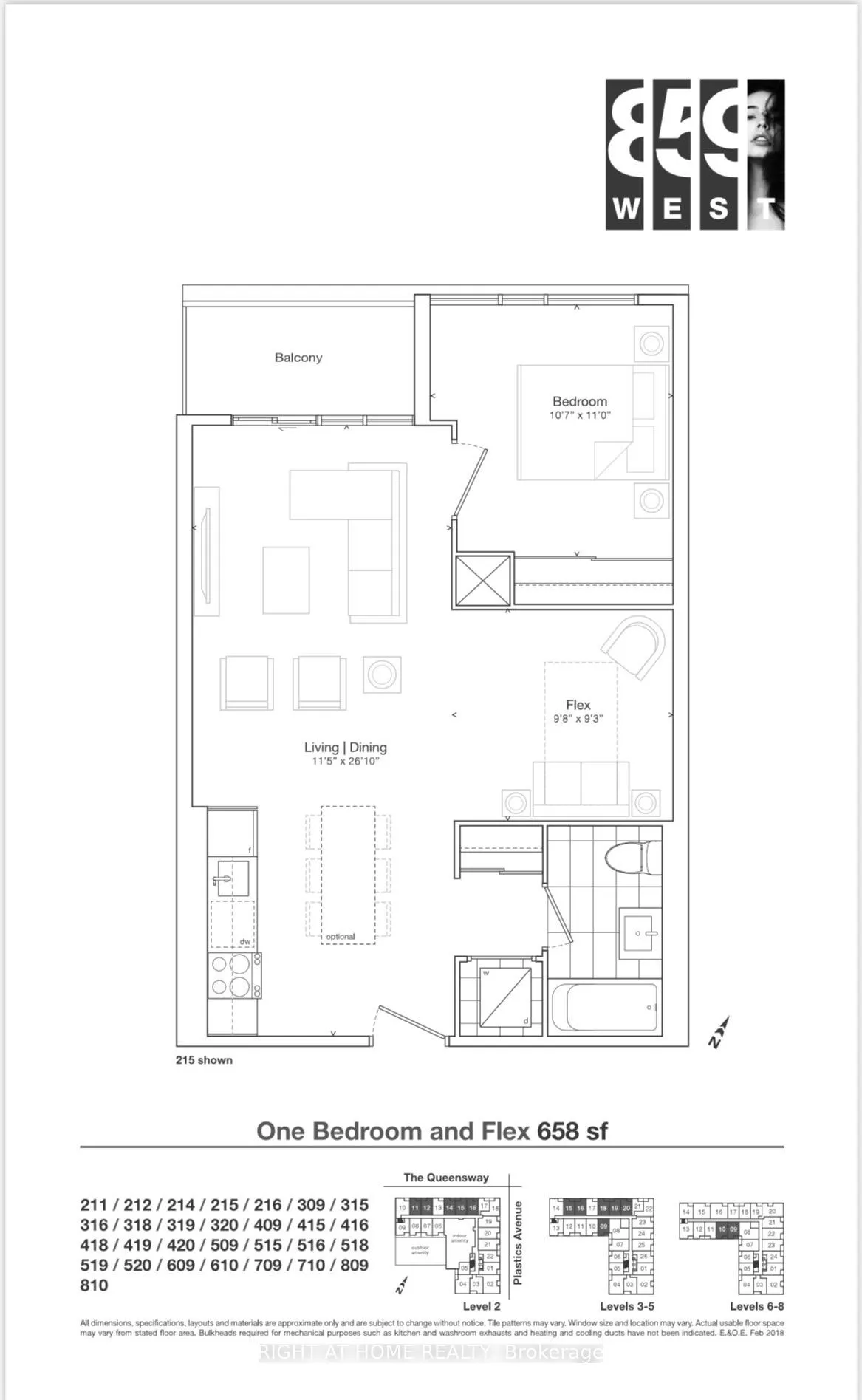 Photo 19 of Unit 416, 859 The Queensway, Etobicoke, Stonegate-Queensway — HOMEH