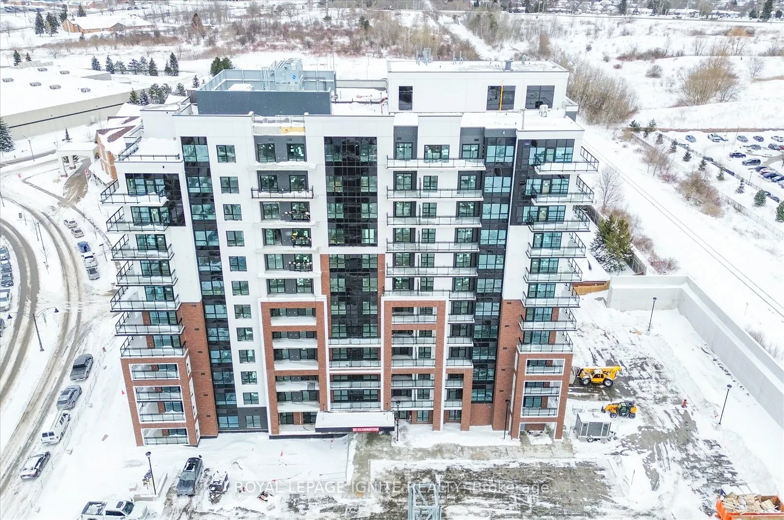 Front of Unit 407, 55 Clarington Boulevard
